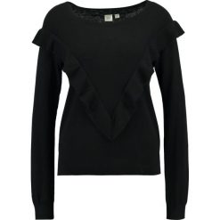 Swetry klasyczne damskie: GAP BOAT NECK RUFFLED Sweter black