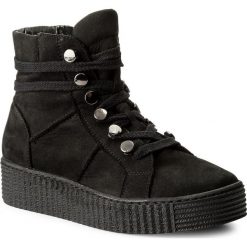 Sneakersy EKSBUT - 77-4670-549-1G Czarny. Czarne półbuty damskie marki Eksbut, ze skóry. W wyprzedaży za 269,00 zł.