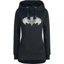 Bluzy damskie: Batman Logo Bluza z kapturem damska czarny