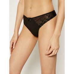 Stringi Simone Pérèle 131705. Czarne stringi damskie Simone Pérèle, bez wzorów. Za 169,00 zł.