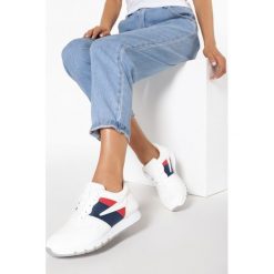 Białe Buty Sportowe Thelxienope. Białe buty sportowe damskie Born2be, bez wzorów, sportowe. Za 99,99 zł.