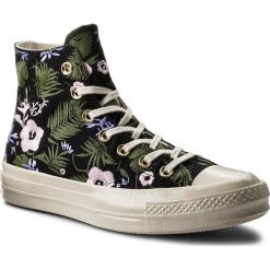 Trampki CONVERSE - Ctas 70 Hi 160518C Black/Cherry Blossom/Egret. Czarne półbuty damskie Converse, bez wzorów, z gumy, bez zapięcia. W wyprzedaży za 269,00 zł.
