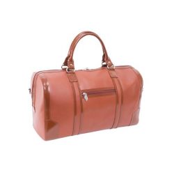 Torba MCKLEIN Kinzie 20 cali Brązowy. Pomarańczowe torby na laptopa Mcklein, w paski, ze skóry. Za 964,99 zł.