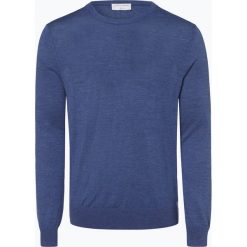 Tiger of Sweden - Sweter męski, niebieski. Niebieskie swetry męskie Tiger of Sweden, xl, bez wzorów, klasyczne, z klasycznym kołnierzykiem, bez kaptura. Za 149,95 zł.