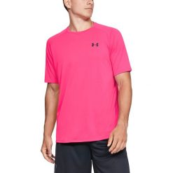 Under Armour Tech™ 2.0 Koszulka Różowy. Różowe podkoszulki męskie Under Armour, xl, bez wzorów, bez kołnierzyka, z krótkim rękawem, krótkie. Za 128,95 zł.