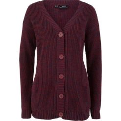 Sweter rozpinany melanżowy bonprix czerwony klonowy melanż. Czerwone kardigany damskie bonprix, melanż. Za 54,99 zł.