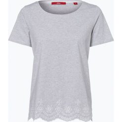 S.Oliver Casual - T-shirt damski, szary. Szare t-shirty damskie marki s.Oliver Casual, s, w paski, eleganckie, bez kołnierzyka. Za 69,95 zł.