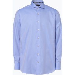 OLYMP SIGNATURE - Koszula męska – Sano, niebieski. Niebieskie koszule męskie OLYMP SIGNATURE, m, bez wzorów, eleganckie, bez kołnierzyka, bez rękawów. Za 449,95 zł.