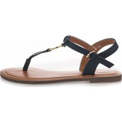 Tom Tailor sandały damskie 38 ciemny niebieski. Niebieskie sandały damskie Tom Tailor, bez wzorów, bez obcasa, na klamry. Za 216,00 zł.