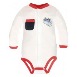 2Be3 Body Dziewczęce Z Kieszonką 56 Biało-Czerwone. Czerwone body niemowlęce marki 2Be3. Za 35,00 zł.