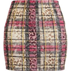 Outer Vision Penny Animal Harris Spódnica Mini żółty/różowy. Różowe spódniczki damskie marki Outer Vision, l, bez wzorów, mini. Za 121,90 zł.