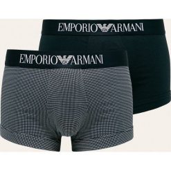 Emporio Armani - Bokserki (2 pack). Niebieskie bokserki męskie Emporio Armani, s, bez wzorów, z elastanu. W wyprzedaży za 179,90 zł.