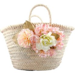 Torebki klasyczne damskie: Torebka w kolorze beżowym – (S)45 x (W)25 x (G)25 cm