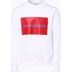 Bluzy męskie: Calvin Klein Jeans – Męska bluza nierozpinana, czerwony