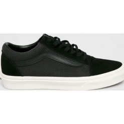 Vans - Tenisówki Old Skool. Czarne trampki i tenisówki damskie Vans, bez wzorów, ze skóry, na sznurówki. Za 339,90 zł.