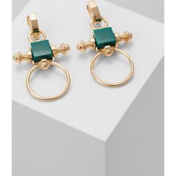 Kolczyki damskie: Eshvi LAVA Kolczyki malachite resin