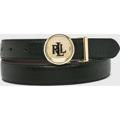 Lauren Ralph Lauren - Pasek. Czarne paski damskie Lauren Ralph Lauren, w paski, ze skóry ekologicznej. W wyprzedaży za 179,90 zł.