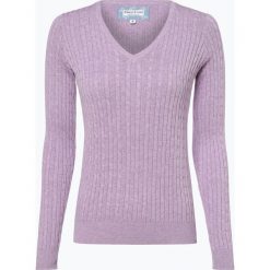 Marie Lund - Sweter damski, lila. Różowe swetry damskie Marie Lund, xl, bez wzorów, z bawełny, eleganckie, bez rękawów, bez kaptura. Za 179,95 zł.