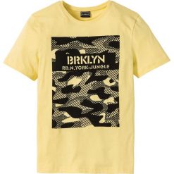 T-shirty męskie: T-shirt Slim Fit bonprix jasnożółty