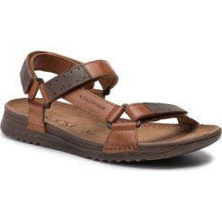 Sandały LASOCKI FOR MEN - MI07-A612-A472-17 Brown 1. Pomarańczowe klapki męskie Lasocki For Men, ze skóry, bez zapięcia. Za 99,99 zł.