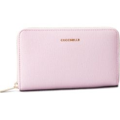 Portfele damskie: Duży Portfel Damski COCCINELLE – CW1 Metallic Saffiano E2 CW1 11 32 01 Graceful Pink P04
