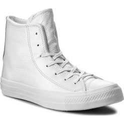 Sneakersy CONVERSE - Ctas Hi 557950C White/White/White. Białe półbuty damskie marki Converse, ze skóry. W wyprzedaży za 279,00 zł.