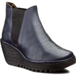 Botki FLY LONDON - Yoss P500431039 Ocean. Niebieskie buty zimowe damskie Fly London, z materiału. W wyprzedaży za 319,00 zł.
