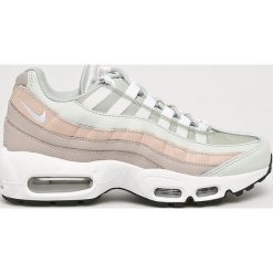 Nike Sportswear - Buty Air Max 95. Zielone buty sportowe damskie marki Nike Sportswear, bez wzorów, ze skóry, sportowe. Za 699,90 zł.