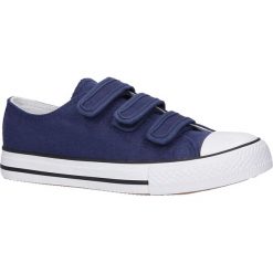 Granatowe trampki na rzepy casu h1601. Trampki chłopięce Casu, bez wzorów, na rzepy. Za 39,99 zł.