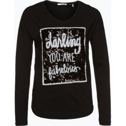 T-shirty damskie: Rich & Royal – Damska koszulka z długim rękawem, czarny