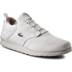 Sneakersy LACOSTE - L.Ight 118 1 Spm 7-35SPM002165T Wht/Off Wht. Białe sneakersy męskie Lacoste, na co dzień, bez wzorów, z tworzywa sztucznego, bez zapięcia. W wyprzedaży za 279,00 zł.