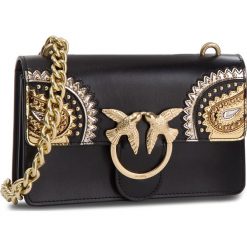 Torebka PINKO - Mini Love Paislay Tracolla Al 18-19 PLTT 1P217G Y515 Black Z99. Czarne torebki klasyczne damskie Pinko, ze skóry. Za 1359,00 zł.