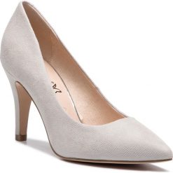 Półbuty CAPRICE - 9-22416-22 Grey Jeans Sue 252. Szare półbuty damskie marki Caprice, bez wzorów, z jeansu, eleganckie, bez obcasa, na obcasie, bez zapięcia. Za 249,90 zł.