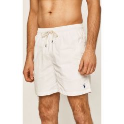 Polo Ralph Lauren - Szorty. Białe kąpielówki męskie Polo Ralph Lauren, xl, bez wzorów, z poliesteru. W wyprzedaży za 239,90 zł.