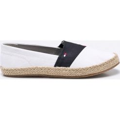 Tommy Hilfiger - Espadryle. Białe espadryle męskie marki TOMMY HILFIGER, z materiału. W wyprzedaży za 199,90 zł.