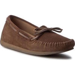 Mokasyny EMU AUSTRALIA - Honeysuckle W11495 Pecan. Brązowe mokasyny damskie EMU Australia, z materiału. W wyprzedaży za 259,00 zł.