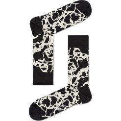 Happy Socks - Skarpety Marble. Czarne skarpetki męskie marki Happy Socks, z bawełny. W wyprzedaży za 24,90 zł.