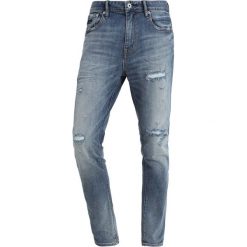 Superdry TYLER Jeansy Slim Fit vicious blue rip. Niebieskie jeansy męskie relaxed fit Superdry, z bawełny. Za 359,00 zł.