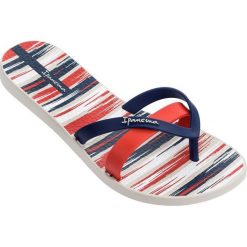 IPANEMA KIREI SILK IV FEM > 82595-22329. Klapki damskie Ipanema, w paski, z gumy, na wysokim obcasie. Za 99,99 zł.