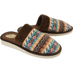 METEOR 071 SWETER NORWESKI brązowy, kapcie damskie. Pomarańczowe kapcie damskie Meteor. Za 31,90 zł.