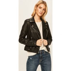 Vero Moda - Ramoneska. Czarne kurtki damskie Vero Moda, s, bez wzorów, z poliesteru, krótkie, bez kaptura. Za 219,90 zł.