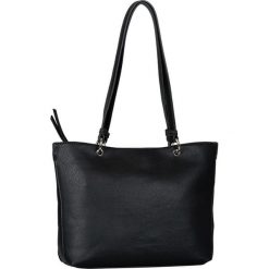 Tom Tailor torebka damska Effie Shopper czarna. Czarne torby damskie na zakupy Tom Tailor, bez wzorów, eleganckie, bez dodatków. Za 219,00 zł.