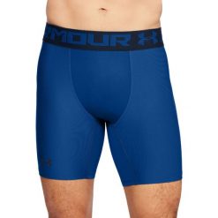 Spodenki Under Armour HeatGear Armour Mid Compression Shorts M Niebieskie. Niebieskie spodenki męskie termoaktywne Under Armour, m, bez wzorów, z tkaniny, sportowe, do biegania. Za 79,99 zł.