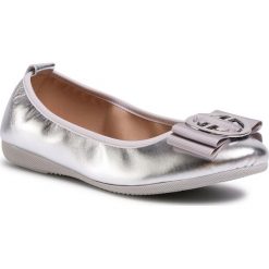 Baleriny LA BALLERINA - 20010-188 Argento. Szare baleriny damskie La Ballerina, bez wzorów, ze skóry, bez obcasa, bez zapięcia. Za 519,00 zł.