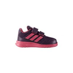 Buty Dziecko adidas ALTARUN CF I BB6393. Fioletowe trampki dziewczęce Adidas, bez wzorów, bez zapięcia. Za 123,38 zł.