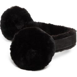 Nauszniki EMU AUSTRALIA - Angahook Earmuffs Black. Czarne nauszniki damskie EMU Australia, z wełny. W wyprzedaży za 159,00 zł.