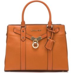 Michael Kors Nouveau Hamilton Large Torebka Pomarańczowy. Pomarańczowe torebki klasyczne damskie Michael Kors, w paski, ze skóry, bez dodatków. Za 1763,95 zł.