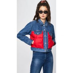Levi's - Kurtka. Niebieskie kurtki damskie s, z bawełny, krótkie. W wyprzedaży za 229,90 zł.