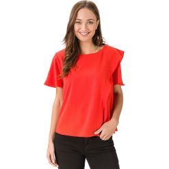 French Connection Aphra Koszulka Czerwony. Czerwone koszulki damskie French Connection, s, bez wzorów, z poliesteru, bez kołnierzyka, z krótkim rękawem. Za 330,95 zł.
