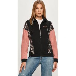 Roxy - Bluza. Czarne bluzy damskie Roxy, s, bez wzorów, z bawełny, bez rękawów, z kapturem. Za 319,90 zł.